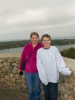 Kris and Johnny at Scargo TowerIMG 4178